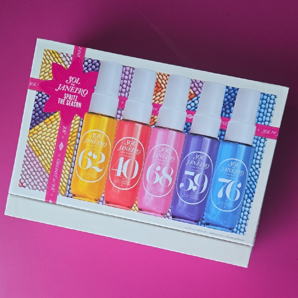NEW SDJ - Sol de Janeiro - Spritz The Season Perfume Mist Set W/ Cheirosa 62